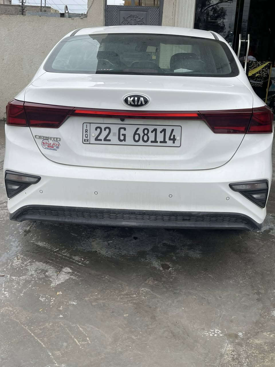 كيا سيراتو موديل 21 خليجي السيارة كفاله عامه حته من البارد  فول 1/1 السيارة اربيل بسمي شخصيا السعر 165$ ***********
