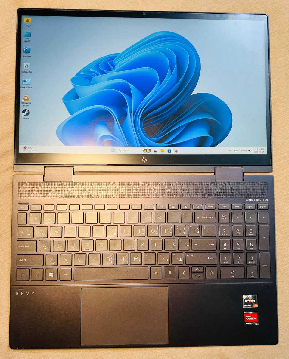 للبيع HP Envy x360 15-ee || لابتوب قلاب 2in1 

✅ المواصفات:

• AMD Ryzen ((5)) 5500U Processor

• AMD Radeon Graphics

• RAM 8GBقابل للتطوير 

• SSD 512GB

•Windows 11 Pro

• شاشة 15.6 إنج Full HD Touch

• يدعم اللمس المتعدد (10 Touch Points)

• قابل للدوران 360° والتحول إلى تابلت

• نظام 64-bit

• منفذ Type C 

•منفذ SSD

✅ المميزات:

• مستخدم لفترة قليلة لغرض Ms Office فقط

• خال من أي مشاكل فنية أو أعطال

• بطارية ممتازة

• الشاحن الأصلي موجود

• أداء سريع بفضل معالج Ryzen 5 وقرص SSD

• شاشة لمس مريحة للعمل والتصفح والرسم والتصميم

• تصميم أنيق وفئة HP Envy المعروفة بالفخامة والجودة

• يدعم تسجيل الدخول بصمة اصبع لزيادة الأمان وسهولة الاستخدام

•🎨 مناسب لمصممي الجرافيك والعمل على Photoshop وIllustrator وCanva وتصميم السوشيال ميديا والمطبوعات، بالإضافة إلى الأعمال المكتبية والدراسة والاجتماعات الأونلاين مع شاشة لمس تدعم العمل الإبداعي بشكل مريح.

✅ مناسب للعمل، الدراسة، التصميم، للالعاب ، مشاهدة الأفلام والمسلسلات والاستخدام اليومي

📍 الموقع: بغداد

📩 للاستفسار المراسلة على الخاص بغداد, العراق


**إذا كنت صاحب هذا الإعلان وتريد حذفه لأي سبب، رجاءا أرسل رسالة إلى الدعم الفني**