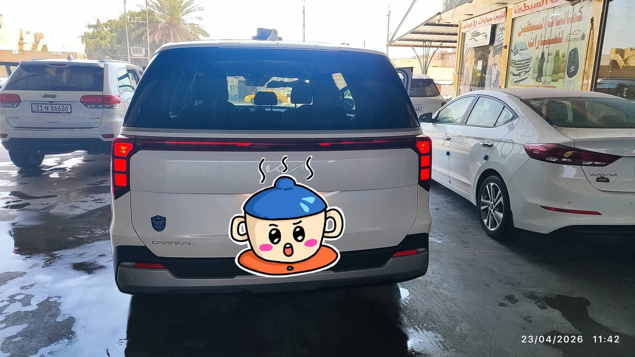 للبيع كيلا كرنفال موديل 25 
8 راكب
ابيض
رقم خصوصي جديد
***********
