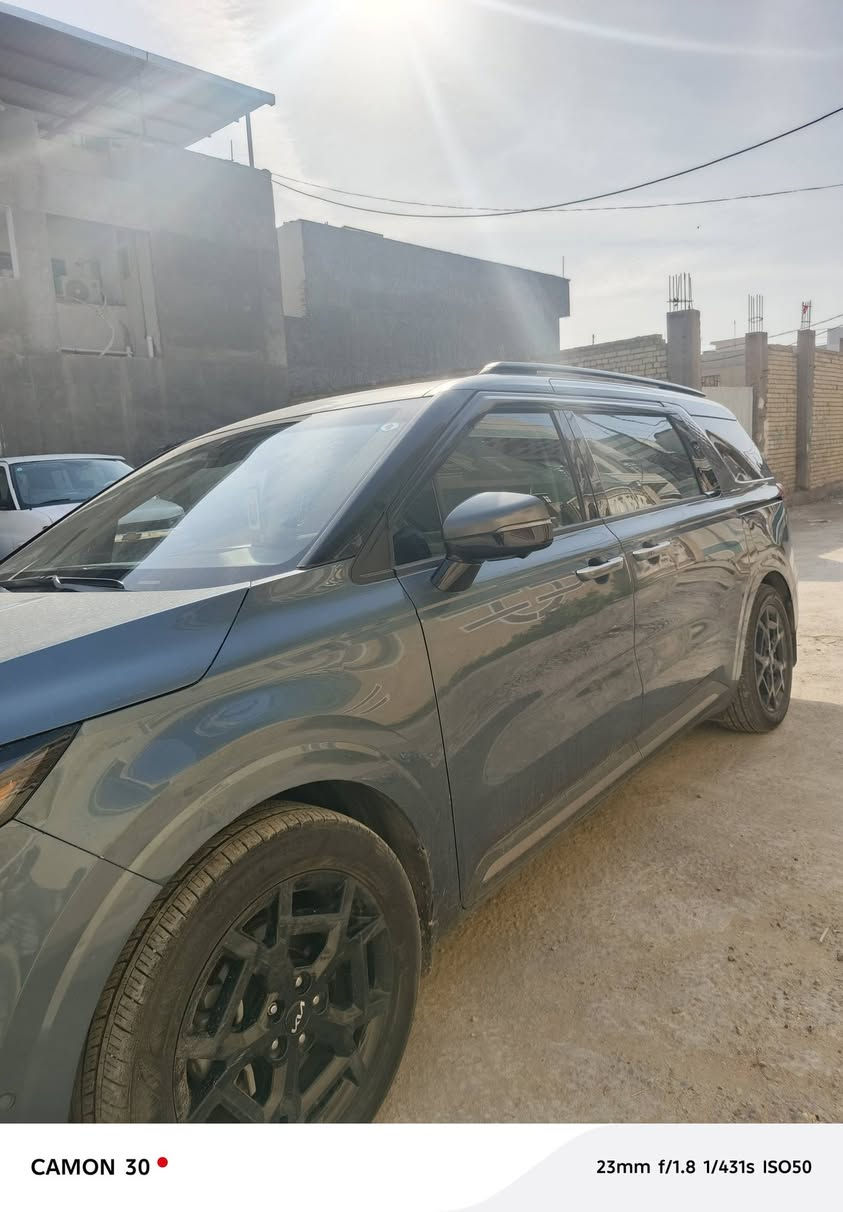 السلام عليكم
كيا كرنفال 2025 برستيج وارد امريكي صور الحادث مرفقة
بل منشور السيارة ترقيم جديد بغداد بأسمي تحويل مباشر

المواصفات: بصمة / بصمة ابواب / تشغيل عن بعد
رادار امامي / رادار جانبي / كشنات جلد / كشن كهرباء
تدفئة كشنات /7 راكب / 6 سلندر 3500
ماشية 18386 km / هندبريك بصمة / اوتو هولد 
مود درايف / بيبان كهرباء / تحديد مسار / قيادة الية
حساس خلفي / ويل كب / اشاير بل مري/فتحات سقف 2
امامي LED / لايت زنون / شاشة كبيرة / كامرة دوارة
فول تحكم ستيرن / 3 قطع تبريد مركزي / كشنات VIP
بلوتوث / AUX / ABS / USB /شحن واير لست 
المكان كربلاء شارع أحمد الوائلي
السعر:خاص 
للتواصل والأستفسار ***********
