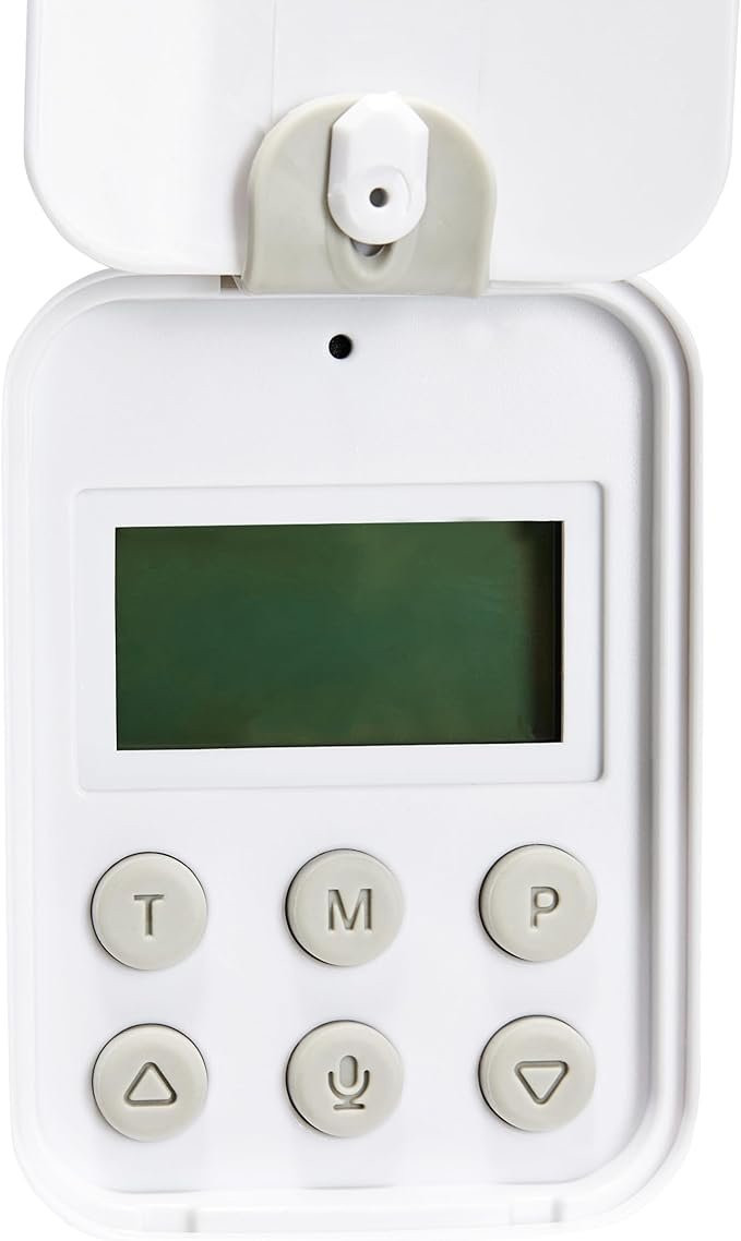 New Amazon Basics Automatic Feeder for Cats and Dogs with Speed & Portion Control, 4L Capacity, White

About this item
Automatic pet food feeder for cats, dogs, and other pets; dispenses dry kibble for scheduled feedings when you’re away from home
Works with dry kibble pieces up to 4/5-inch in diameter
Allows you to schedule 1/5 to 3.6 cups per meal depending on your pet’s needs; includes slow feed and portion control modes
Your automatic feeder comes ready with convenient presets: two meals daily at 8 AM and 8 PM, each dispensing 3 portions (1.2 cups total). Please customize the amount later based on your pet's needs. If you don't set a specific time, it'll automatically dispense meals twice with a 12-hour gap. Easy!
Built-in LCD screen for simple programming and scheduling
Records custom voice messages up to 10 seconds long that call your pet when it’s time to eat
In case of power outages, the feeder will continue to operate on battery back up for feeding consistency (batteries not included) أربيل, العراق


**إذا كنت صاحب هذا الإعلان وتريد حذفه لأي سبب، رجاءا أرسل رسالة إلى الدعم الفني**