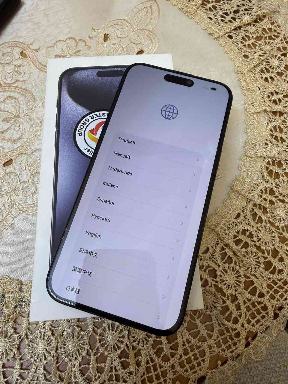 iPhone 15 Pro max - Blue Titanium
ايفون 15 برو ماكس
البطارية 89
الذاكرة 256
نموذج m ماستر
لون النيلي تيتانيوم المميز
نضافة 100% حالة الوكالة
كارتون وملحقات كاملة
العنوان  بغداد الكاظمية
السعر  ب مليون 
***********
