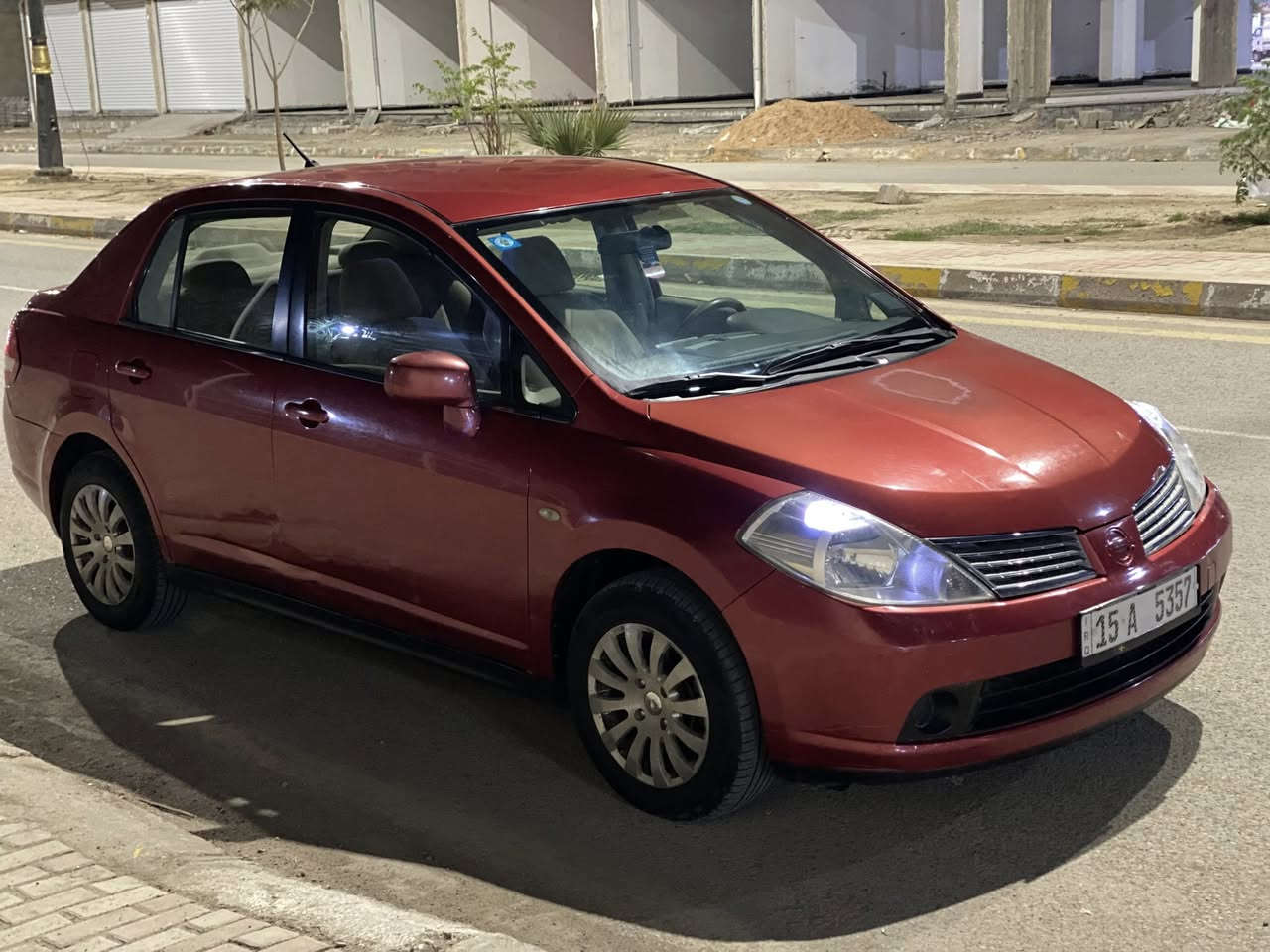 السلام عليكم

للبيع نيسان تيدا خليجي 2008 ياباني

رقم أنبار باسمي إنكليزي هزه ورقم جديد 

محرك 1600 كير AT المرغوب كير محرك مكفول 

صبغ قماره اثر جراد وعندي صورها قبل الصبغ وتبديل باب موضح بالصور بدون اي حادث بلاديه سياره 

جاهزه تبريد ثلج تخم تاير جديد حداديه جديده 

ماناقصها اي شي السعر ٧٥ وبيها مجال شراي تجي تفحص وبيك خير وتدلل ماكو معامله بالموبايل ***********
