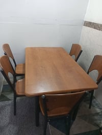 ميز طعام صاج • ٥ كراسي • بغداد كمالية