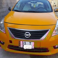 نيسان فيرسا 2012 وارد امريكي حادثهه قبق جنطه  سياره خير من لله جديده  ...