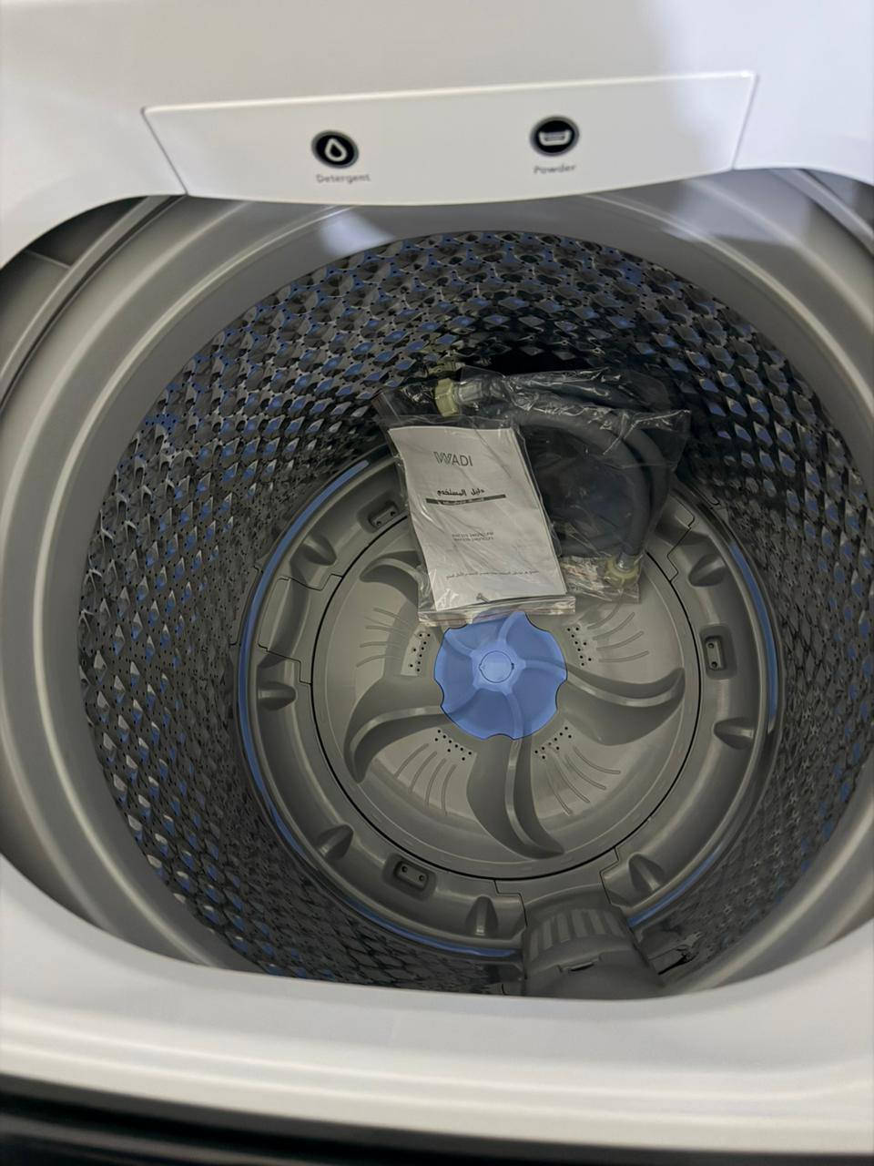 غسالة جديدة مشتغلة بس للفحص نوع الوادي فول اوتوماتيك حجم 17 السعر 500الف بيها مجال بسيط للشراي الدورة حي الاثوريين ***********
