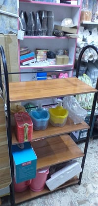 جزامة ٣ قطع • ٦ طوابق بيضاء • صاج ٤ طوابق