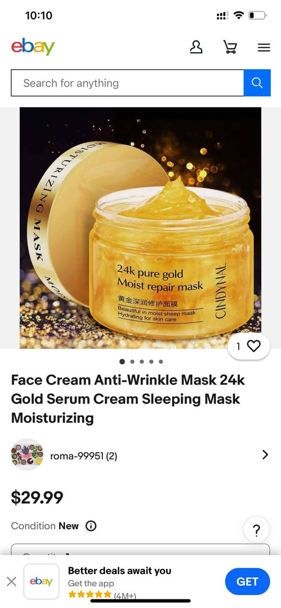 قناع الذهب طلعت عندي قطعة وحدة بس سعرها غالي بالموقع على اول تم ٧ بالعافية


**إذا كنت صاحب هذا الإعلان وتريد حذفه لأي سبب، رجاءا أرسل رسالة إلى الدعم الفني**