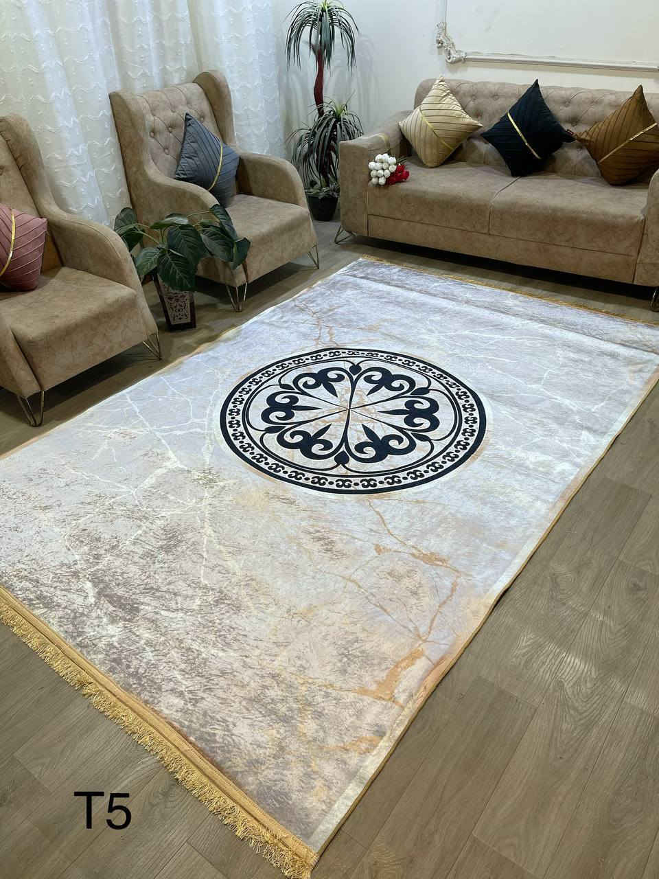 ..... موكيت HD عالي الجودة  رسمات مودرن الوجه حرير الملمس والظهر يحتوي على حبيبات جيلاتينيه تمنع الانزلاق على الاسطح الناعمه والملساء 
القياس 2*3

السعر ((( 23))) الف 
🚚 متوفر خدمة توصيل إلى البصرة وجميع الأقضية والنواحي.
للحجز والاستفسار:
📩 دايركت
📱 واتساب: ***********
