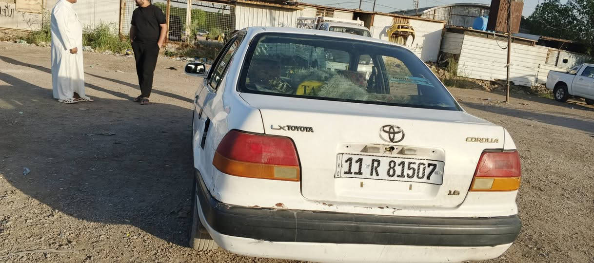 السلام عليكم
كورلا للبيع 
موديل 95
محرك 1600
سيارة باسمي تحويل ثاني يوم
السعر 38وبيها مجال اللاستفسار اتصال على الهاتف 
‏‪***********‬‏
***********
