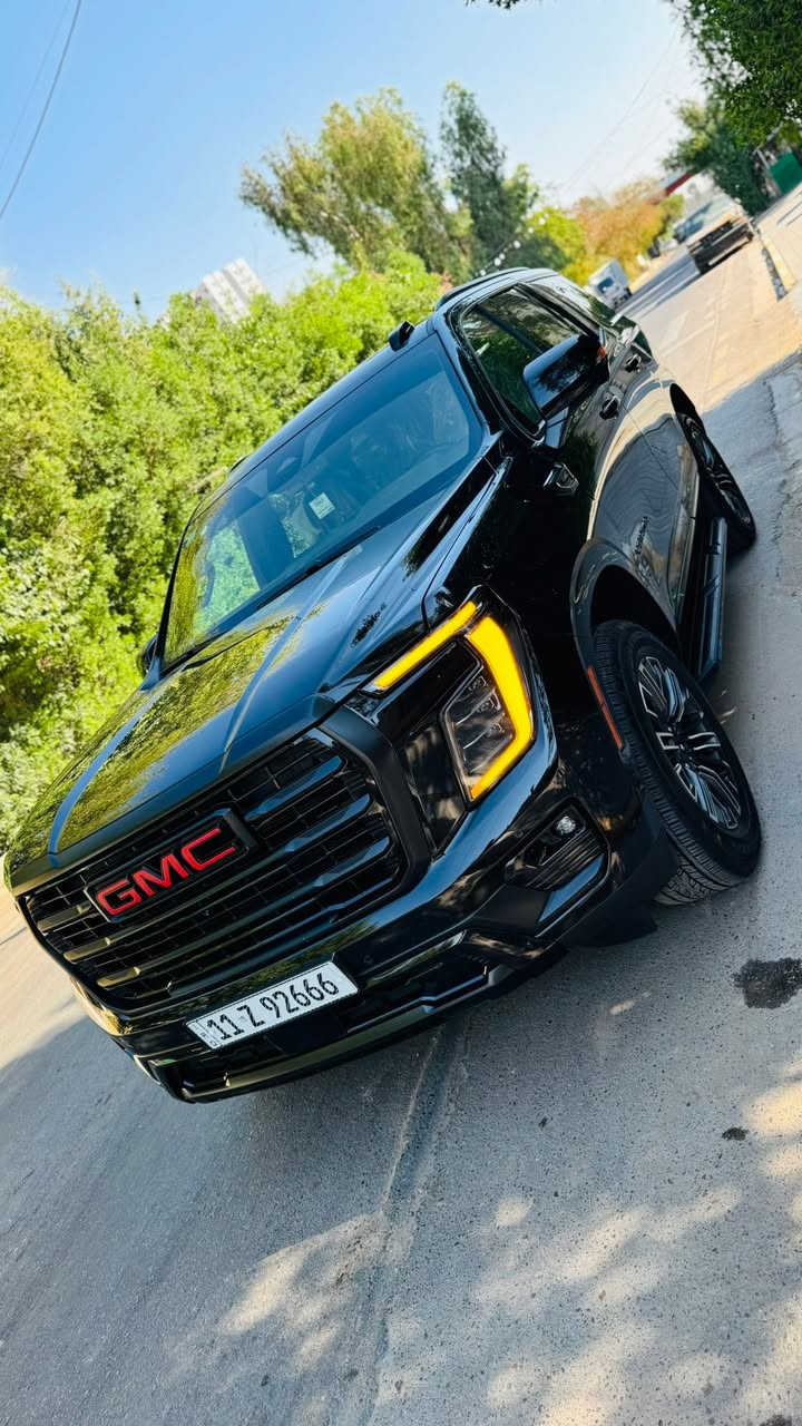 سلام عليكم
جمسي يوكن الفيشن 2025 ضمان شركة المنصور 

ا GMC Yukon ELEVATION 2025 

مكفوله كفاله عامه خليجي وكالة المنصور  مغلفة ppf بالكامل
ماشيه 15 الف كيلو  موديل 2025حجم المحرك 5.3 V8 مفتاح التشغيل بصمة  تشغيل عن بعد دفع ثنائي RWDحساسات أمامية حساسات خلفية لايت زينون + LED دخول بصمة ذكي  حجم الاطار R20 اشارة في المرايا الجانبية وكهرباء ا ABS 
دشبول شاشة ديجيتال شاشة Apple Car play سماعات سستم صوت شركه BOSE كاميرا دوارة عدد 4 لانارة الداخلية LED  مثبت السرعة Cruise المودات والاوامر الصوتية 
Bluetooth / T YPCE مخرج منفذ الطاقة السياره بعدها بحاله الزيرو كشنات كهرباء وخزن ذاكرة رادار امامي وجانبي تدفئة كشنات شاحن لاسلكي ثلاجة باقي المواصفات معروفة 

مكان السياره بغداد السعر 645 ورقة وبيهة مجال السونار مرفق 
للاستفسار 
***********
***********
