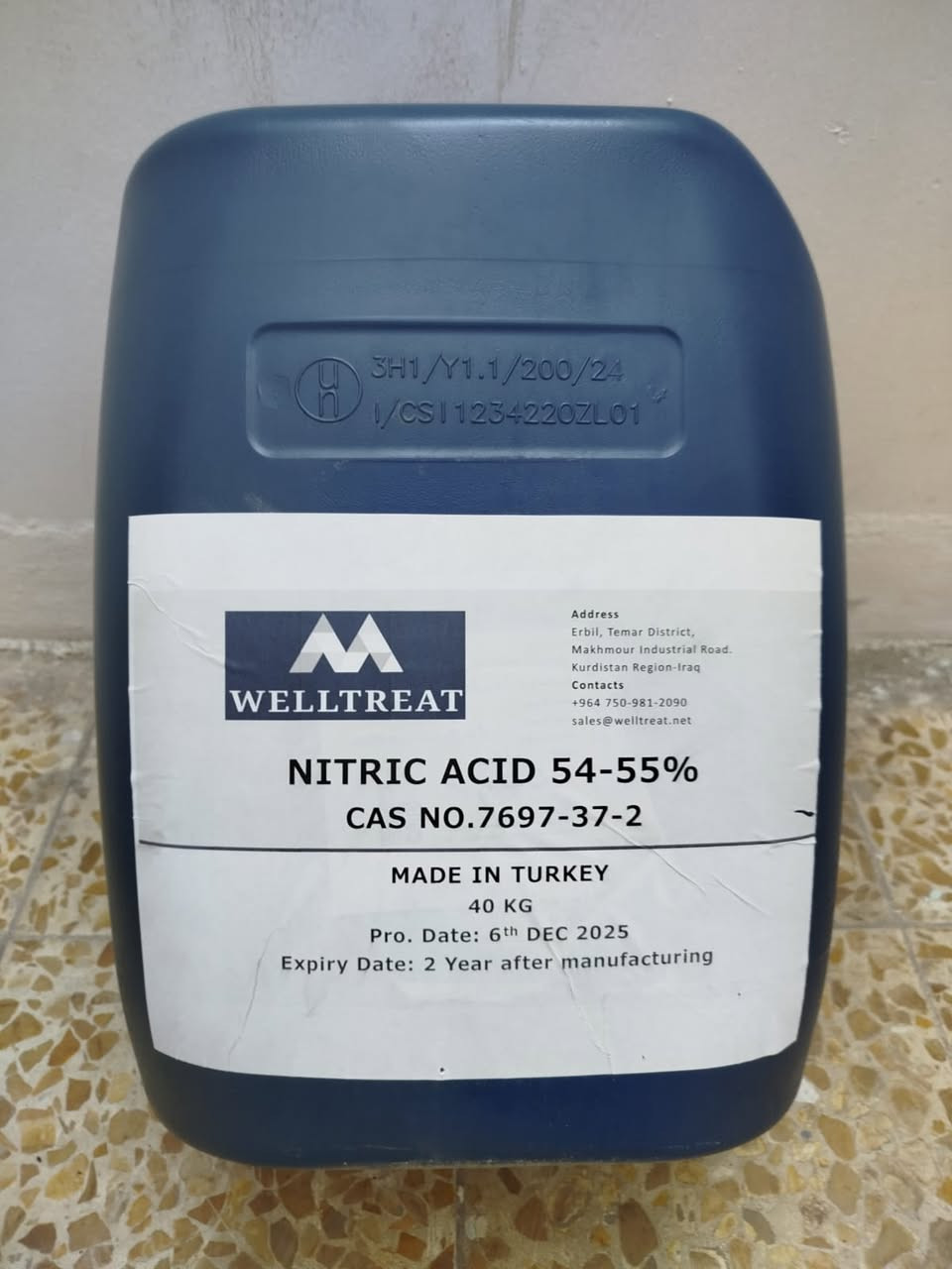 متوفر لدينا مجموعة متنوعة من المنتجات الكيميائية
جودة عالية ✔️ أسعار منافسة ✔️
تجهيز فوري وتوصيل لجميع محافظات العراق
📞 للتواصل والاستفسار:
*********** | ***********
