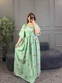 فستان نسائي • كريشة كلوش • فري سايز ٩٥كغ