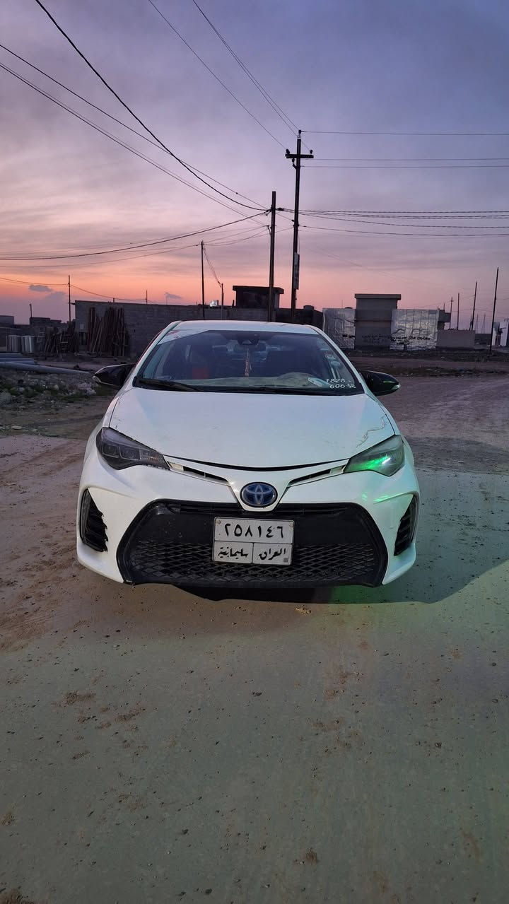 كورلا كندي موديل ١٧ صبغ قطعتين جاملغ و بونيت بطاقة بانزين موجود شرط تحويل سعر ١٣٨ بي مجال مكان سيارة كركوك شراي خابر لرقم ***********
