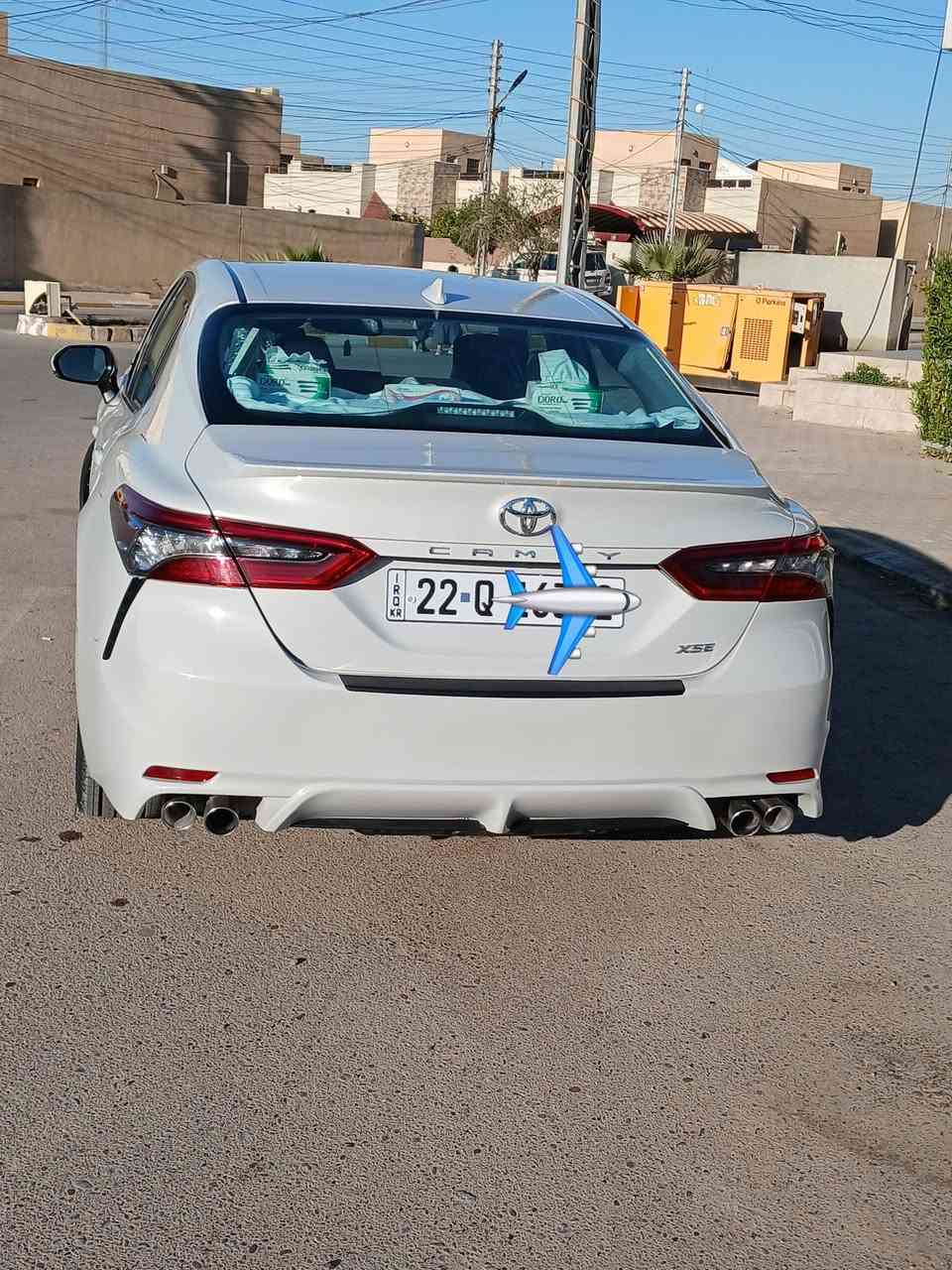 للبيع كامري 2023 XSE وارد أمريكي رقم اربيل
🔧 الحالة: جيدة  لون سموك مميز 
وارد أمريكي بدون حادث وبدون دواخل
 بدون صبغ فقط تعديل بارد بسيط 
السيارة جاهزة وما بيها أي نقص

✨ المواصفات:
✅ بصمة تشغيل
✅4سلندر
✅ رادارات أمامي / خلفي / جانبي
✅ هاند بريك إلكتروني + Auto Hold
✅ دشبول XSE
✅ لايتات أمامية وخلفية LED
✅ كاميرا خلفية
✅ تحكمات ستيرن + كروز
✅ شفتات گير على الستيرن
✅ شاحن وايرلس
✅ ويل كب 19
✅ تدفئة وتبريد كشنات الامامية

السعر 240 وبيها مجال
مكان  السياره صلاح  الدين
للاستفسار: اني مكلف بالنشر اتصل بصاحبها 
***********
