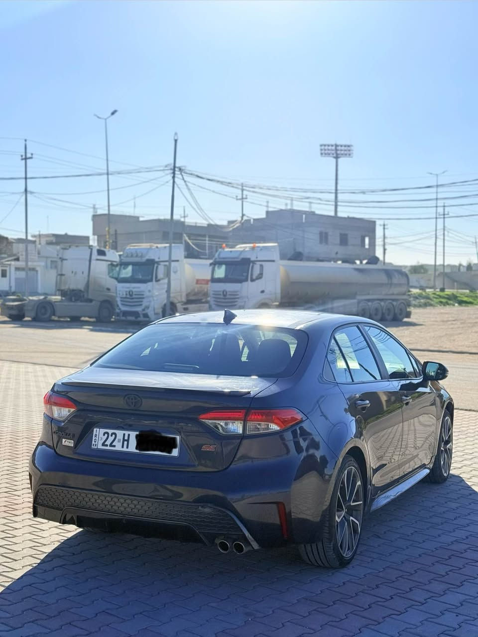 کرولا ٢٠٢١ SE  Sport
سیارەکە زور خاوینە 
رەنگی نیلی
سیارەکە بریک بسمەیە کاربایە سپورتە
تەنها جملوخ سایق و دوو شوینی بچووک تعدیلە
رەقەم سەنەوی نویە
رەقەم شاسی 5yfs4mce1mp062319
رەقەم تەلفون : *********** اكر, نينوى
