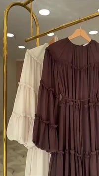 فستان أميرة • شيفون مبطن • مقاسات ٣٨-٤٨