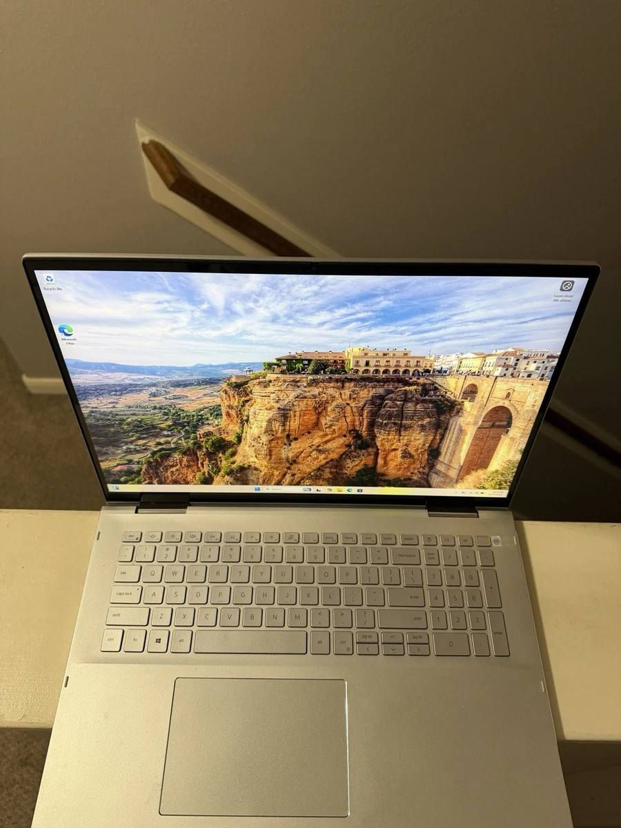 Dell Inspiron 7706_  2 in1(سلم)مفيد للمهندسين
#شاشة حجم 17 
دقة QHD+ (2k) 
كارت شاشة خارجي 2 كيكة
رام 8 
هارد 512 (#m.2 nvme Samsung )
الهيكل ألمنيوم
#شاشة لمس قلاب 360⁰
#شحن سريع 130w.  
#الملحقات الشاحنه الاصلية +جنطة .
بصمة اصبع .
وندوز11 .
المعالج: Intel Core i7-1165G7 (الجيل الحادي عشرU)
.العنوان النجف الاشرف السعر 650 وقابل للتفاوض بشي بسيط.
الملاحظات . 
#مستبدل كيبورد اصلي عربي انكليزي.  لون اسود ..
#نظافة الهيكل الخارج 98٪ 
#نظافة الشاشة 100٪ .

#الشحن ساعتين وفوك .
***********.
عنواني النجف الاشرف .
