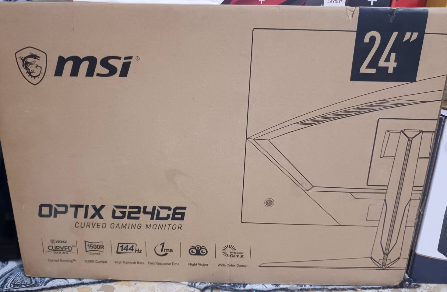 السلام عليكم

شاشة كامل ملحقات بالجيس كلش نظيفة محافظ عليها واستعمال قليل كلش

مواصفات

1920x1080p (FHD)

1ms

VA
Curve 1500 منحنيه
144hz

باقي المواصفات ع الكارتونه اريد ابيعها اجيب شاشة ips علمود الالوان للمونتاج فأذا اكو شاشة نفس المواصفات بس ips عادي اراوس

سعرها 160 ألف 
مكاني نجف / حي ميسان 
*********** راسلني واتساب
