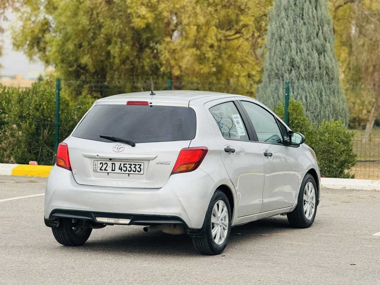 ئؤتؤمبیلی   تؤیؤتا یارس 2015  گیر تؤماتیک …گیر و مه کینه و ته برید به شه رت …جام کاره بای …نه ینؤک کاره بای …قوفل مه رکه زی …شاشه ئایپات …کامیره …حساس …ره قه م و سه نه وی نوی …چوار په له  و نیوی هه یه به بی لیدران پشتو پیشی که پسه …  چوار تایه ی نوی له سه ره ویل که په …***********
*********** أربيل, العراق
