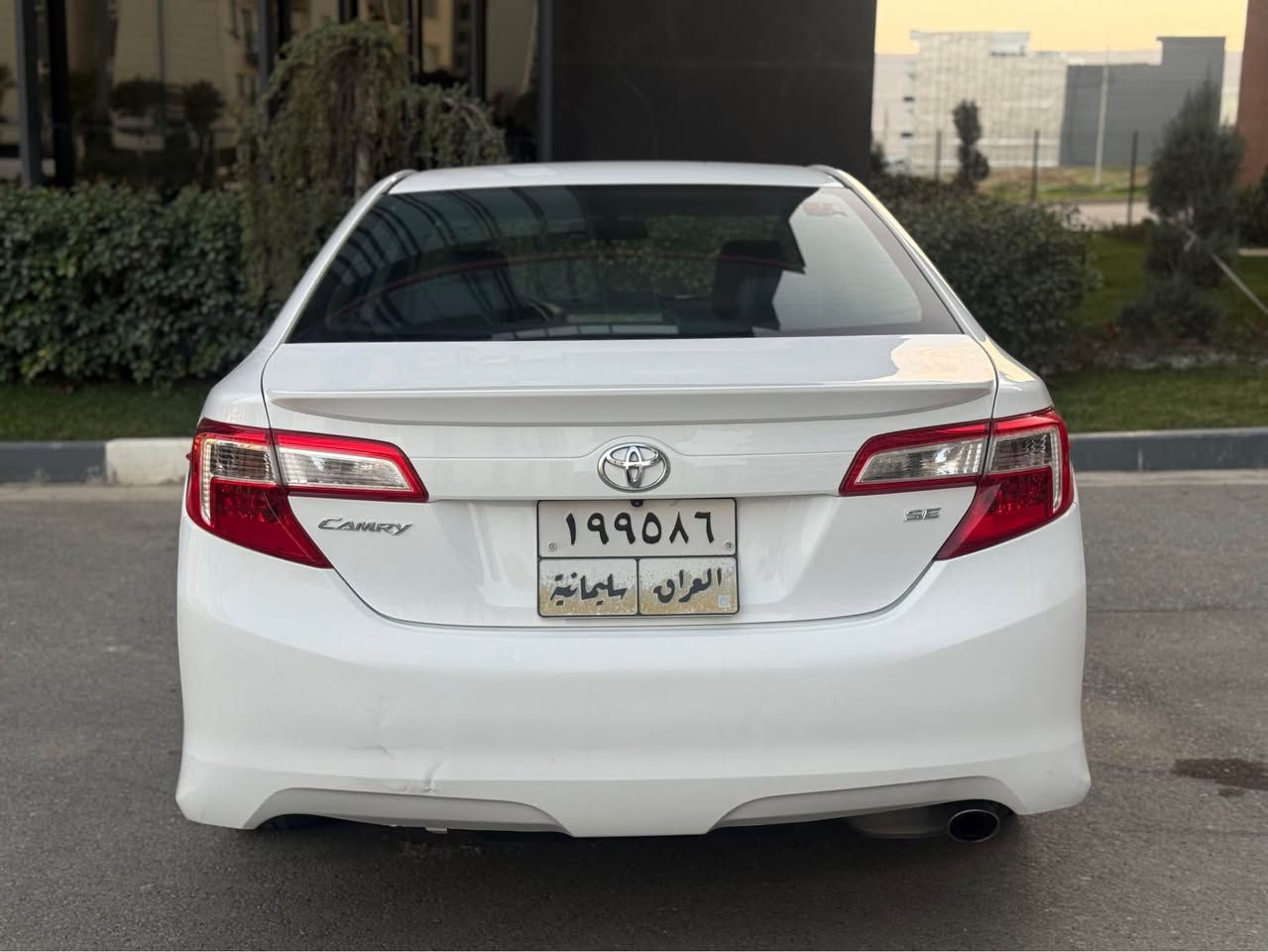 Camry 2013
کامری ٢٠١٣  ئەمریکی 
مواسەفات se
کلین تایتڵ  
تەنها دوو پەڵە بۆیاخی هەیە 
گێر و مەکینەی نەکراوەتوە 
١٠٨ هەزار رۆیشتووە 
مەکینە ٢.٤ چوار پستۆن
سەنەوی بەسەر جووە 
*********** السليمانية, العراق
