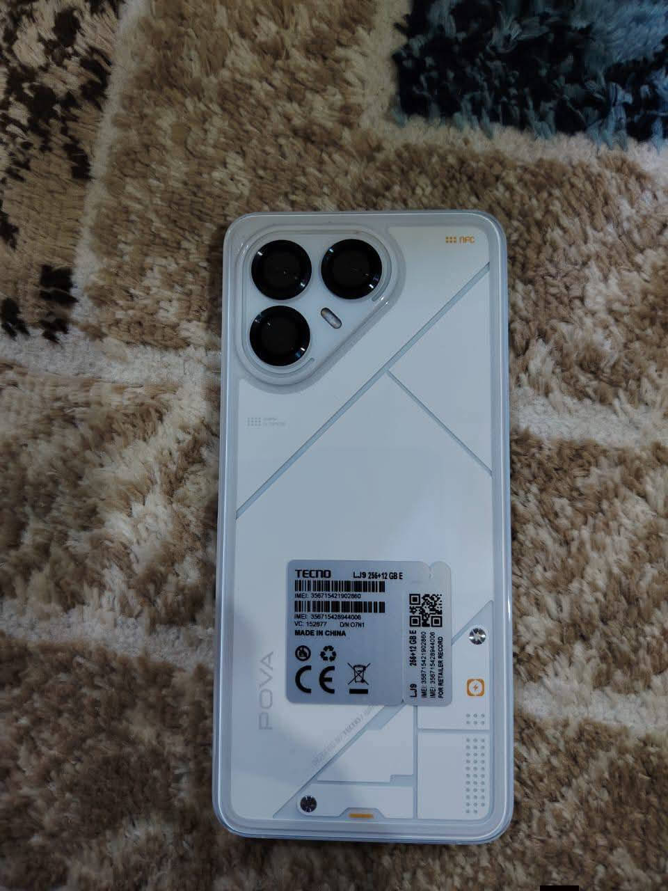 سلام عليكم جهاز TECNO POVA 7 Ultra 5Gلبيع جهاز جديد نضافه 100
سعر 300الف قفل تواصل وتساب ***********
