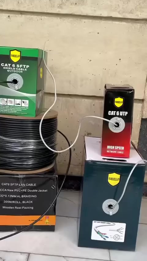 🔅وجبة جديدة ..اسعار جملة فقط 🔅
كيبل انترنت CAT6 من ماركة shield بسعر الجملة 🔥
♦️دبل غلاف Sftp ومتوفر ال utp 
♦️305 متر و 100 متر 
♦️نحاس ٧٠٪؜ والباقي المينيوم
♦️يأمن مسافة بعيدة ضمان سنة
♦️استعمال داخلي وخارجي

للتواصل ***********
العنوان // بغداد الكرادة شارع الصناعة
