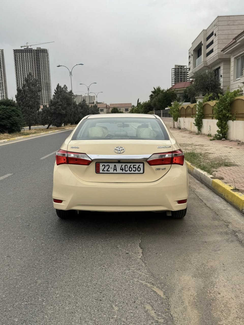 تویوتا کرۆلا ٢٠١٤ شکل نوێ سەیارەکە زۆر جوانەو بیلادزەرد بیلاد ئۆتۆماتیک مەکینە بیلاد گەورە ١٠ پارچەرەشە لەسەر ساغه ی سەیارەکە هاتا بلێی جوان و بێ مەسرەفە سەنەوی نویی رەقەم نوی گێر بیلادی مەکینە بیلادی گەورە تەقە رەقە هەمووی بەشەرت مالی کاسبییە هەموو شتی بە شەرتە سعری ١٥٢ وەرەقەو مەجەلەکی زۆر کەم 
ژ.م ***********
