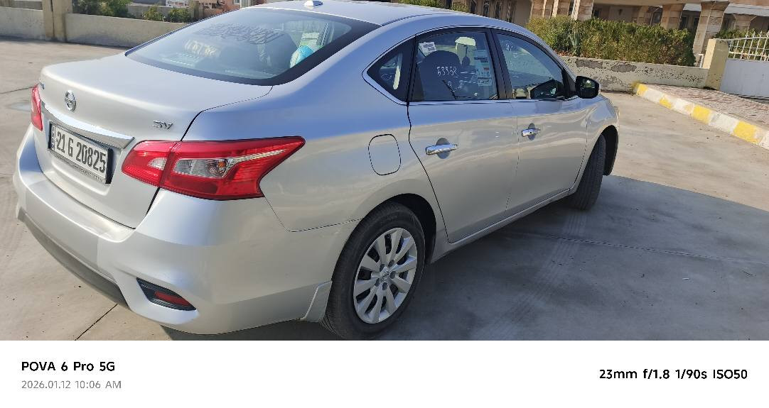 نیسان سینترا مودیل 2017 ئمریکی ‌گیر مە کینە  بە شە رت  چوار تایە تازە یە کوشن هیتر ئاوینە کاربای مود رویشتن ئیکو سپورت عادی  سە یارکە زور خاوینە  بە ناو خومە وە یە بی بویاغە سە یارە کە( دە عمە کە ی ) بە س دە عامی پیشە وە گرتوە لای سە کەن  وینە ی دە عمە کەیم داناوە  سعری 113$مجالیکی کە می تیایە بو پیوندی (***********     ***********) شمشمل, السليمانية
