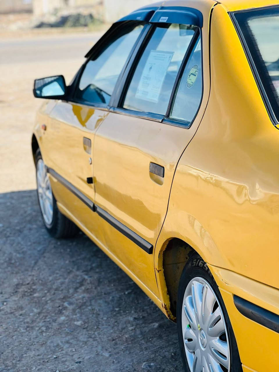 سلام عليكم سمند 11 ناطقه  رقم بغداد انكليزي مكفوله من  الصبغ والضربه كل النواحي بيع مستعجل سياره مانقصه شي مكان السياره بغداد حي النصر ***********
