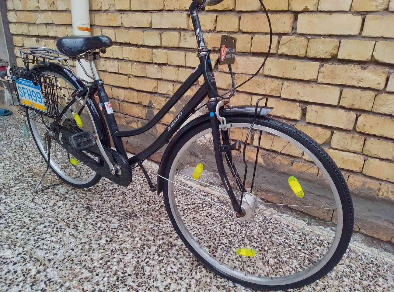 السلام عليكم بايسكل بناتي 26 باله نضافة 80٪ السعر 110 وبي مجال مكاني قضاء الزوراء المعامل الباوية للاستفسار ***********
