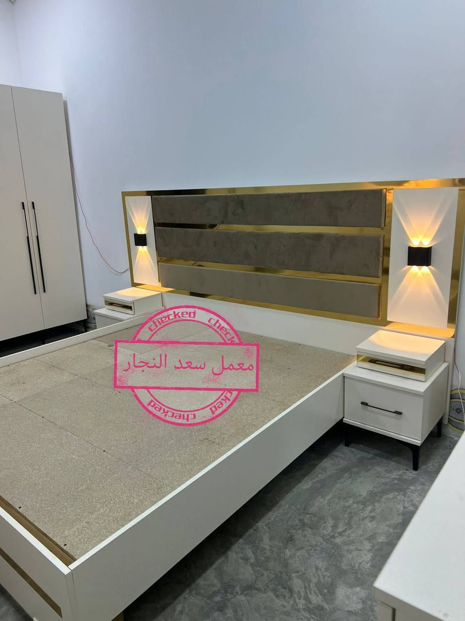 عملنا لهذة اليوم غرفة تفصال خشب تركي
يتوفر لدينا تفصال غرف نوم حسب التصميم الي يريدة الزبون وعلي الذوق الي يريدة 

"تفصال خصوصي جاهز للتسليم.

"غرفة نوم جاهزة.. حسب ذوق الزبون."
معمل سعد النجار العنوان كركوك نهاية شركة الطارق للإستفسار ***********
#نجارة_عراقية #تفصال_حسب_الطلب #معمل_نجارة #خشب_صاج
