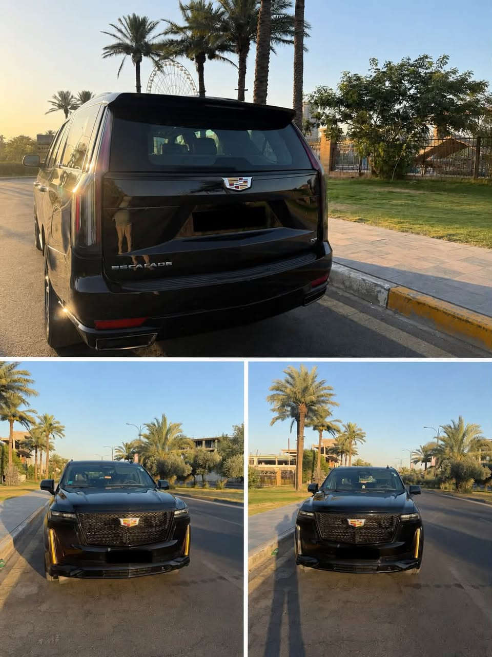 Cadillac Escalade
كديلاك اسكاليد 600
اسبريسو
خليجي

الموديل: 2023
العداد :65,000 كيلو
الون : اسود 
رقم بغداد
PPF
‏‎
بنوراما  
‏‎36 سماعة 
‏‎سقف شامو 
‏‎‏‎5 كاميرات
‏‎‏‎5 بصمات
‏‎فور ويل
تشغيل عن بعد
‏‎كشن رجاج 
‏‎دوسات كهرباء 
‏‎داتا شو  
ترحيب بشعار الكاديلاك
‏‎ داخل جوزي 
‏‎ لايت زنون عالي ناصي ٥ عدسات متحرك
‏‎‏‎4 شاشات بالدشبول والسقف والكشنات
‏‎جنطه ذكيه
‏‎رادار تحديد مسار
‏‎رادار خلفي
‏‎رادار امامي 
‏‎رادار جانبي 
‏‎كشن تدفئة وتبريد سايق وراكب
‏‎كشنات امامية تدليك
‏‎كشنات خلفية تدفئة
‏‎مري شفط 
‏‎اشارة بداخل المراية
‏‎كشنات جلد 
‏‎كشنات خلفية منفصل VIP

‏‎الكشنات كهرباء 
‏‎ذاكرة ميموري ستيرن وكشن
السعر 78,000 قابل للتفاوض

مكان السيارة بغداد المنصور
للتواصل ***********‏‎
