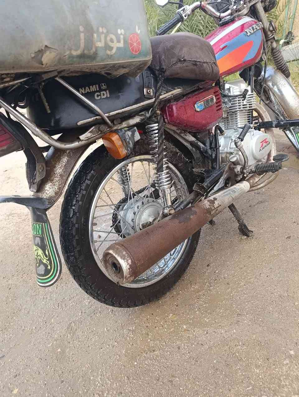 دراجه نامه 2019 محرك رابيدو صارله اقل شهر دراجه نظيفه وشلعتها حلوه ونشطه سعر 1800 مكاني بصره قرب محكمه الگزيزه ***********
