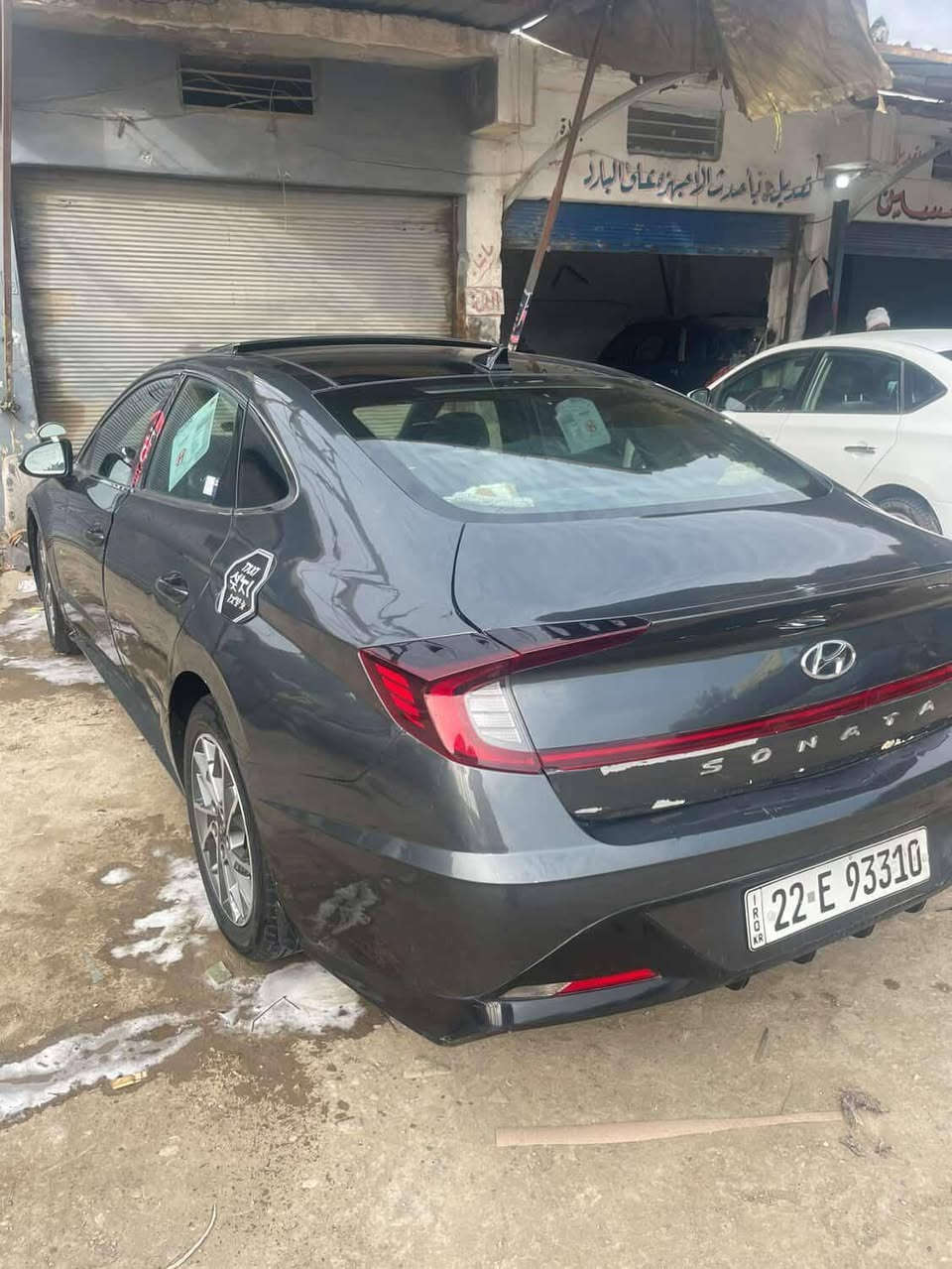 السلام عليكم للبيع فقط بدون مراوس سوناتا ٢٠٢٣ فول مواصفات لمتد بنوراما رقم اربيل الدولي باسمي ضرر امريكا جاملغ خلفي وصندوك صبغ حزام حاليا مكاني ديالى بعقوبه السعر ١٢٩ وبيه مجال قليل ***********
