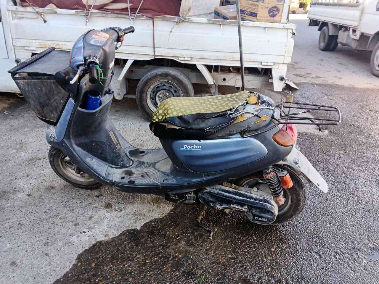 (مكلف بالنشر )دراجه منغولي ام سله لون رصاصي  محرك نظيف ومعدل
سعر اتصل على الرقم ‏‪***********‬‏
