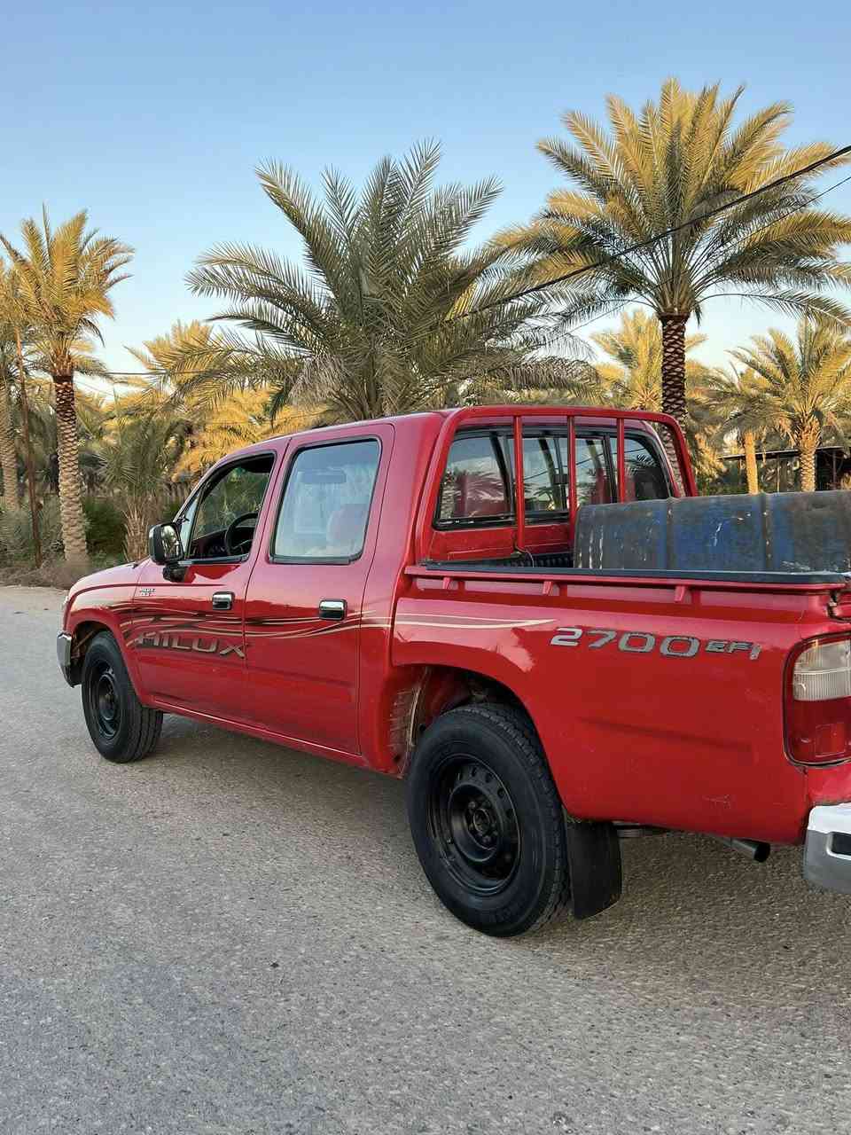 للبيع هايلوكس موديل 2005مكفوله كفاله عامه من كلشي رقم ذيقار فول مواصفات منفصل داخل احمر جاهزه 
السعر138وبيها مجال.  الاتصال  ‭***********
مكان السياره كربلاء المقدسه
