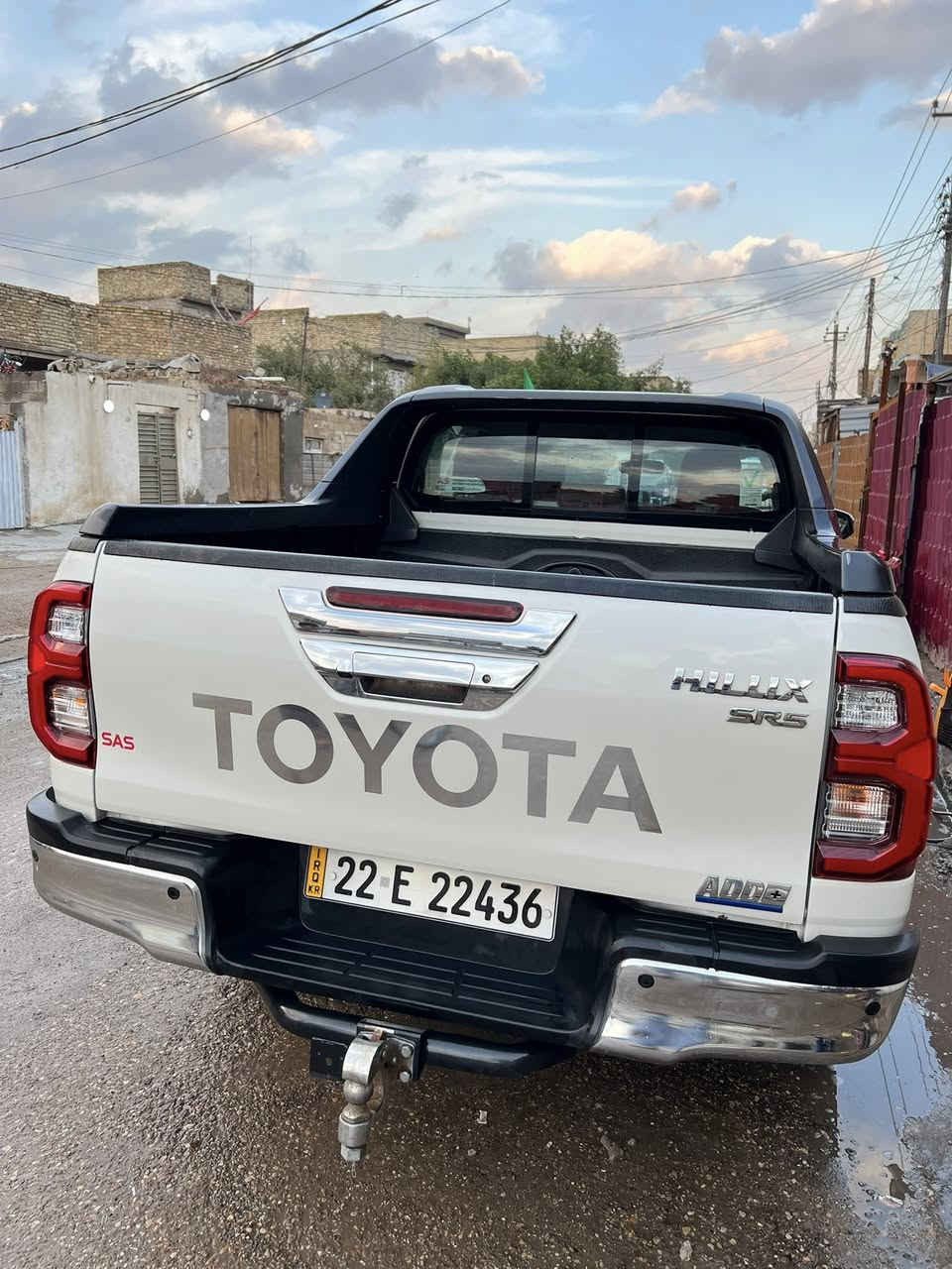 السلام عليكم هايلوكس 2022  V6 TRD كفالة عامة شركة ساس ماشية 52 ألف حقيقي ***********
تبريد كشنات 
مدوشمة وبيها إضافات خارجية ودرع
كروس مثبت سرعة
ابل كار بلي حساسات امامي خلفي كامرة خلفية مري شفط اشاير بالمري نضام الترحيب وباقي المواصفات
