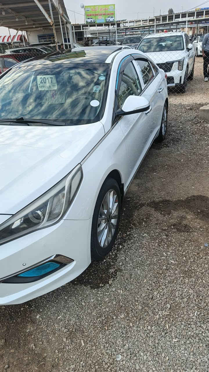 سلام عليكم سوناتا مديل 2017فول مواصفات بنورامه حساس اطارات لايت زنون حساس خلفي كامره دواره شاشه اندرويد لايت ضبابي تبرد قطعتين دبل اكزاز مكينه 2400مكفوله ماعده الجملغ لامامي مكاني كربلاء ‏‪***********‬‏
