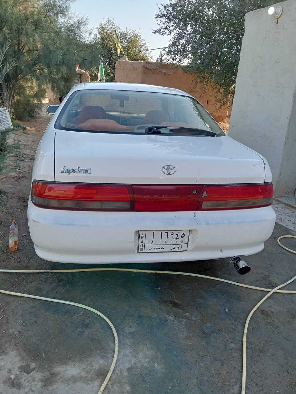 أسلام عليكم سياره كرسته 1993مكينه ونجي تخم تاير أرضيه جلد لايت زنون كهربايات كلهه شقاله تبريد ثلج باقي التفاصيل***********
