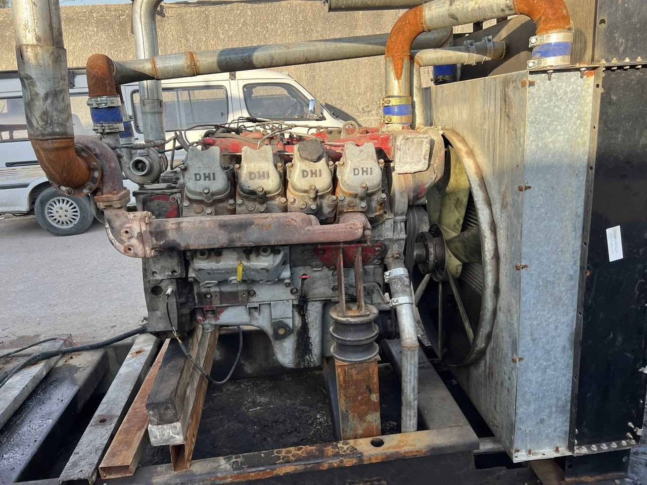 السلام عليكم مولود دايو 8 سلندر هيه وراديت او شاصي او بورد مكينه شغاله لاتبخير ولا تنقيص استندر راديتر جديده السعر 50ورقه ***********
