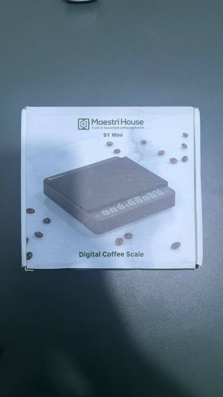 ميزان قهوة الرقمي صغير  جديد لوك house S1 mini digital coffee scale maestri 
السعر ٣٠ للتواصل مراسلة الصفحة او الرقم ***********
