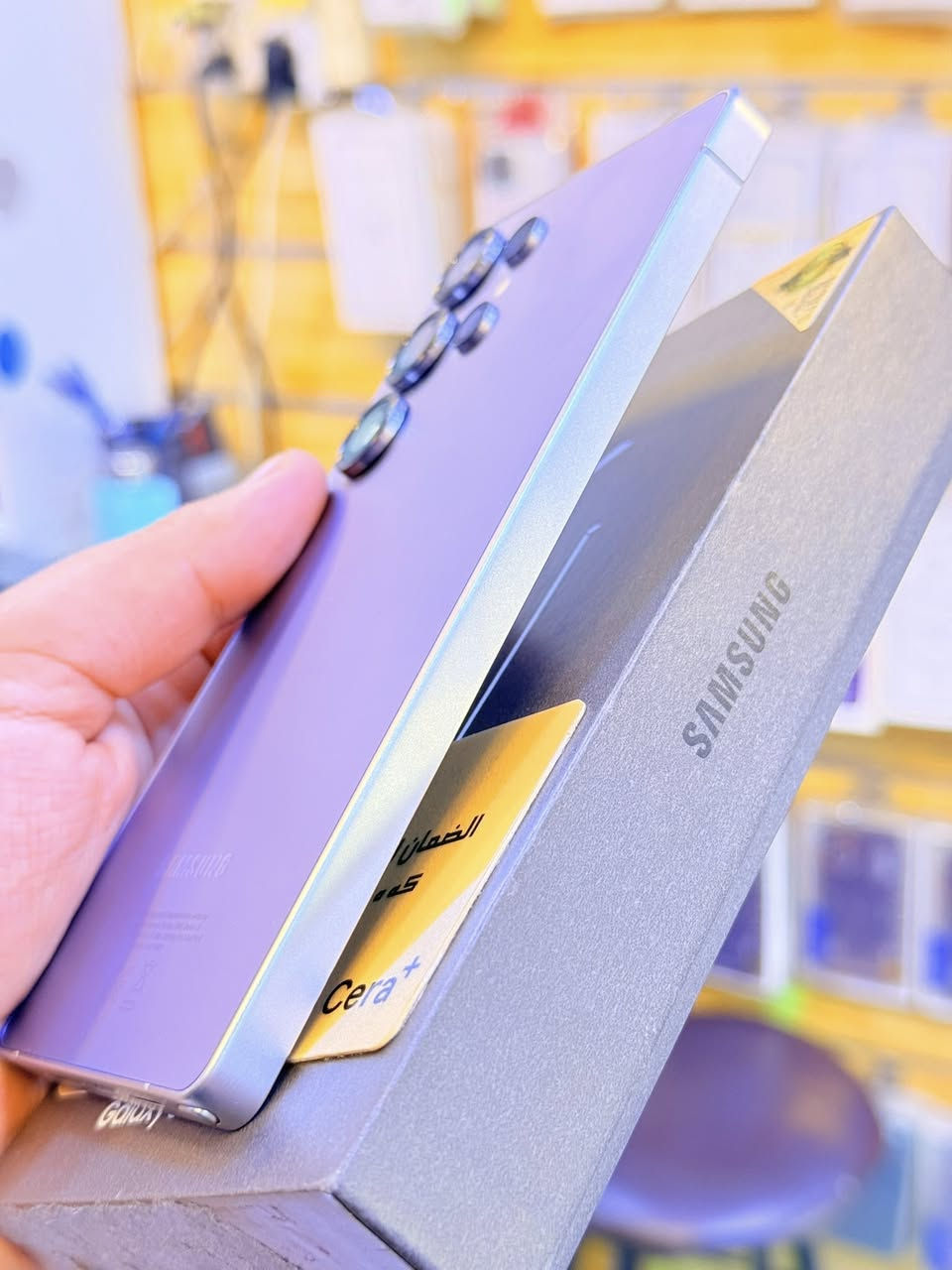 اسمسونك اس 25الترا
اسمسونك اس 25الترا ذاكره 256عشويه 12جهاز اخو جديد زلغ واحد مابي وتر بروف جهاز بمعنه كلامه نضيف هوه حديد سوه عربي شرق اوسط اصلي لا مفتوح ولا مصلح ضمان وكاله عين فهد ملحقات كامله ضمان 5ايام من مركز 
سعر 1150الف قفله من الاخير 
بغداد البياع شارع عشرين مكتب ماستر للمبايل 
***********
