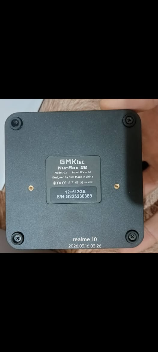 المعالج: Intel® N100 (جيل 12 - Alder Lake) بتردد يصل إلى 3.40 GHz 
​الرام: 12GB DDR5 بسرعة 4800MHz 
​التخزين: 512GB SSD.
​المنافذ: يدعم 3 مخارج شاشة (HDMI/DP)، منافذ USB 3.2، ومنفذين LAN (Gigabit).
​النظام: يعمل بنظام Windows 11.
الشاحنة تايب C

سعر الهارد والرام فقط 225 الف


**إذا كنت صاحب هذا الإعلان وتريد حذفه لأي سبب، رجاءا أرسل رسالة إلى الدعم الفني**