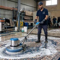 مطلوب شباب عدد (2) للعمل في غسل السجاد 🔹 الراتب: 650 ألف 🔹 وقت العمل: ...