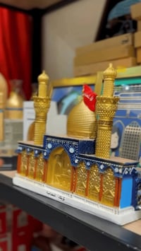 مجسم ضريح الحسين • قبة ذهبية • كربلاء