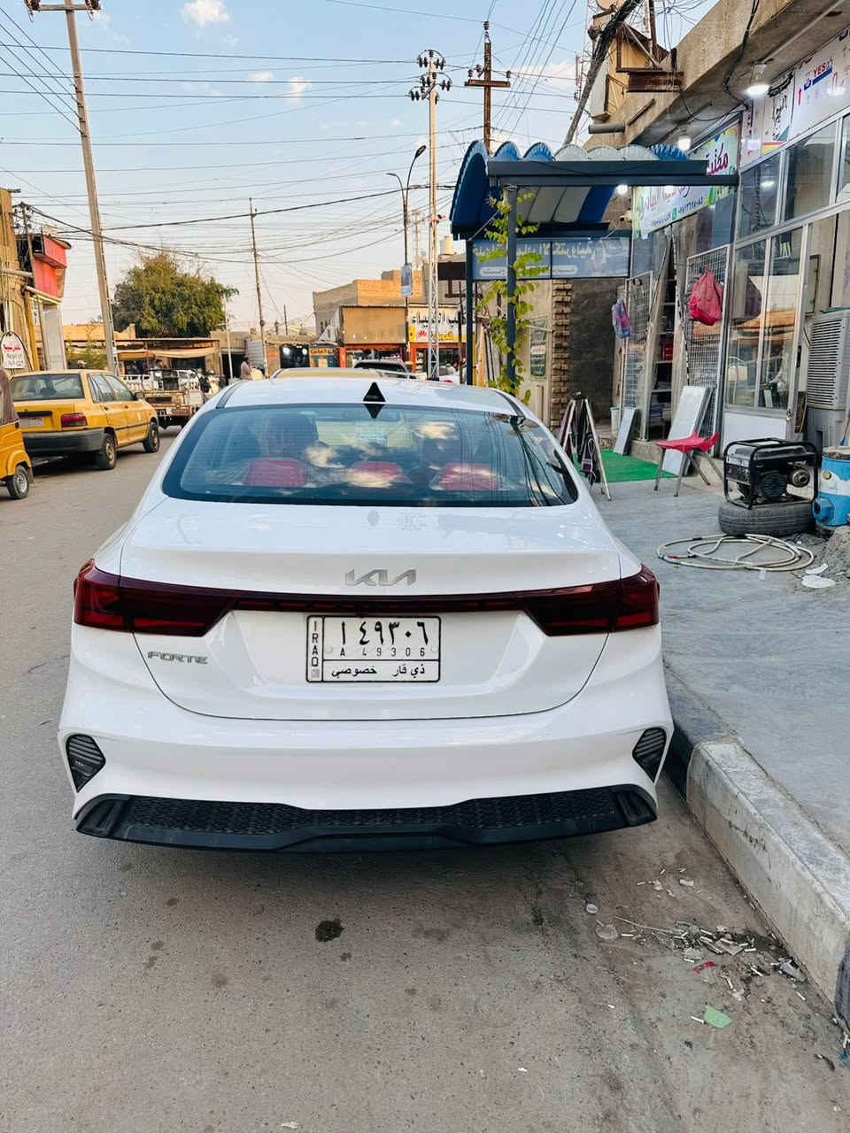 ( أعاده النشر سبب الوعود الكاذبه )كيا فورتي موديل 2022 معوقين ذي قار وكاله عامه يمته ما تريد بدون ضربه بيه دحجه قليله مثل ما موضح بل صور 
لوان ابيض صدفي 
ماشيه 47 ميل 
مميزاته 
توقف ذاتي 
تحديد مسار 
أشاره بل مري 
دوشمه بلادي درجه اولا 
مكاني ذي قار رقم الاتصال 
***********
