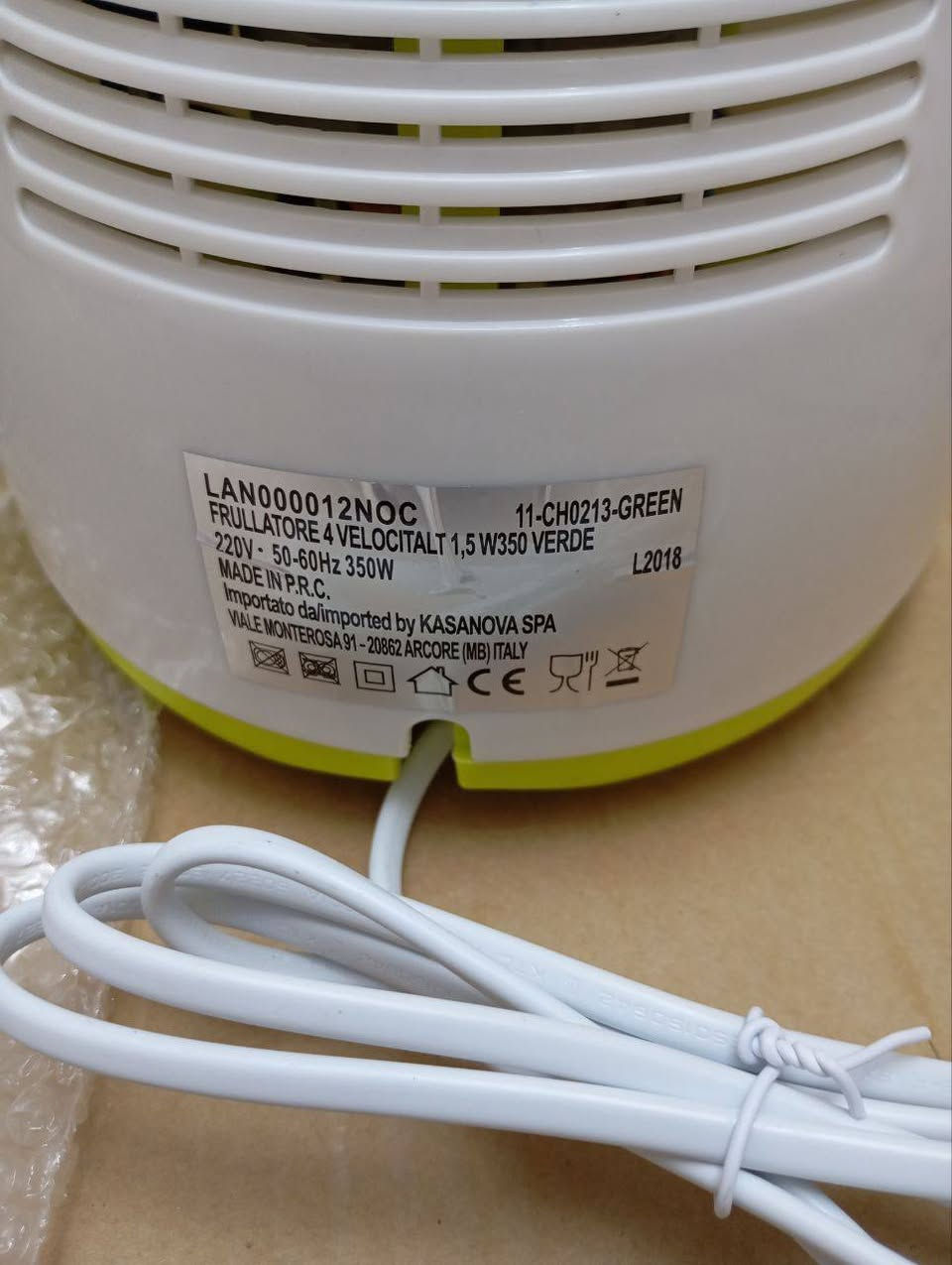 خلاط جديد صيني 
السعر  ١٥ الف


**إذا كنت صاحب هذا الإعلان وتريد حذفه لأي سبب، رجاءا أرسل رسالة إلى الدعم الفني**