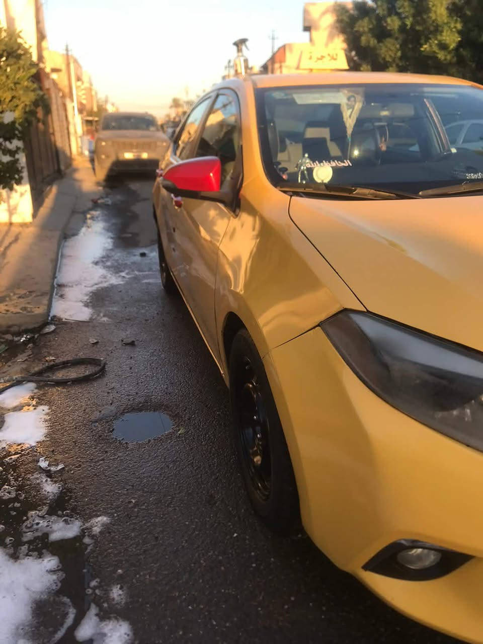 كورولا Sرقم بغداد 2015ماشيه186 كير محرك 4تايرات جديده دوشمه سياره احلاه من صوره جاملق وبنيد مبدلات  ضرره موجود بصوره بدون بطاقه بانزين سعره125مكاني كركوك العروبه *********** بيع فقط
