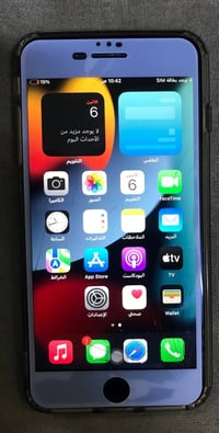ايفون 7 بلس • ايفون • ذاكرة 32 جيجا • بطارية 100 • شاشة مكسورة • هاتف ...